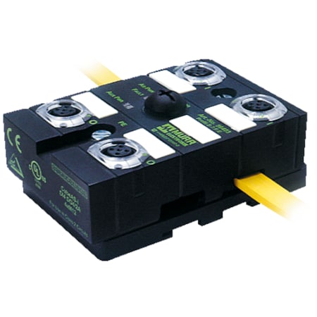 Murrelektronik MASI67 I/O MODULE, 8 digital inputs, MASI67 DI8 AB 4xM12, AB-Slave 56401